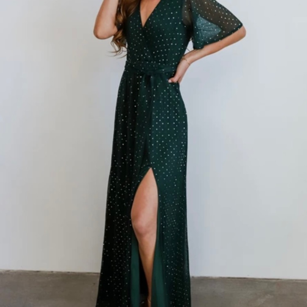 Baltic Born Grace Sparkle Gown Emerald
